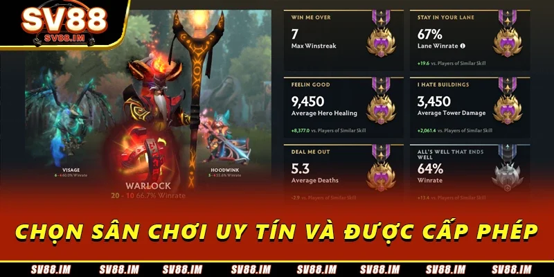 Bet Dota 2: Luật Chơi, Chiến Lược Thắng Cho Người Chơi Mới 4 Chọn sân chơi uy tín và được cấp phép