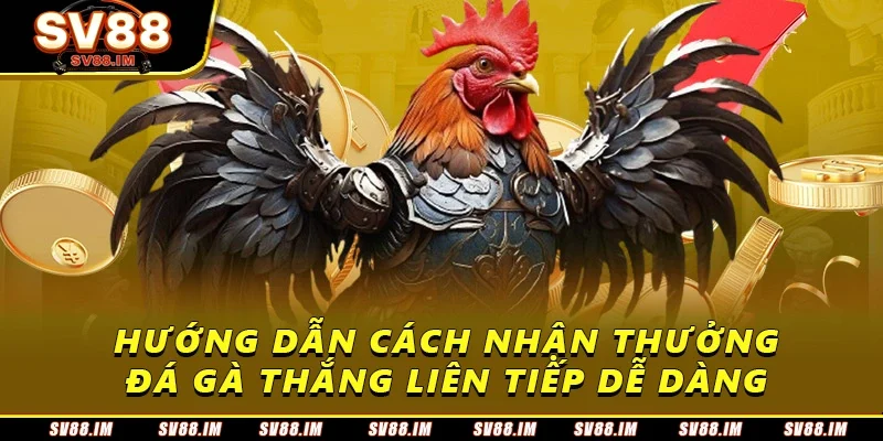 Hướng Dẫn Nhận Thưởng Đá Gà Thắng Liên Tiếp Tại SV88 3 Hướng dẫn cách nhận thưởng đá gà thắng liên tiếp dễ dàng