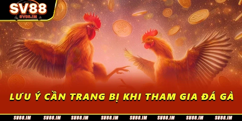 Đá Gà Tre - Tìm Hiểu Về Trải Nghiệm Tại Sân Chơi Siêu Hot 4 Lưu ý cần trang bị khi tham gia đá gà