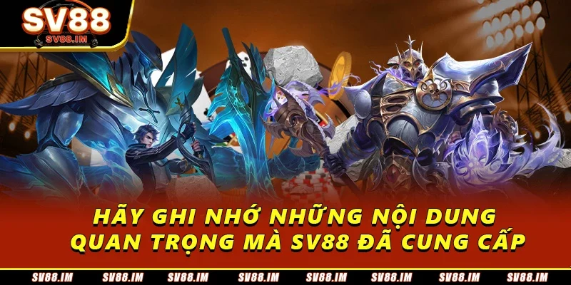Khám Phá PUBG - Tổng Hợp Những Thông Tin Cơ Bản Từ Sv88 3 Hãy ghi nhớ những nội dung quan trọng mà Sv88 đã cung cấp